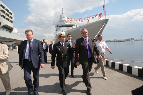 Opening of International Maritime Defense Show in St. Petersburg