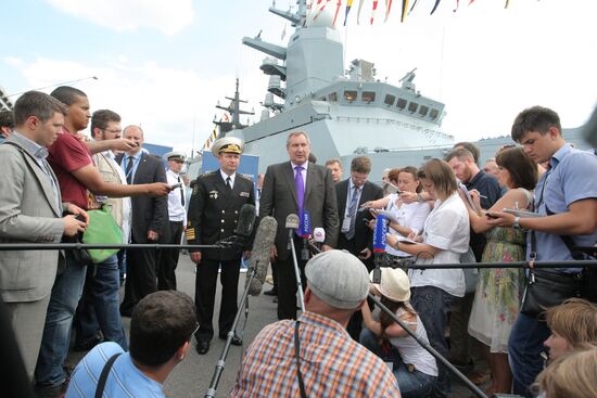Opening of International Maritime Defense Show in St. Petersburg