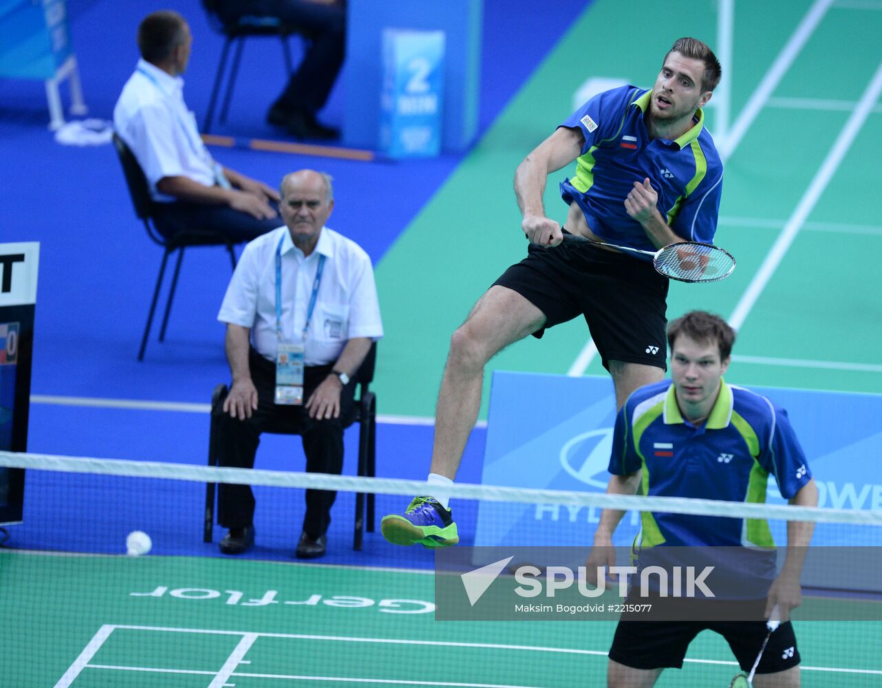 2013 Universiade. Badminton. Day One