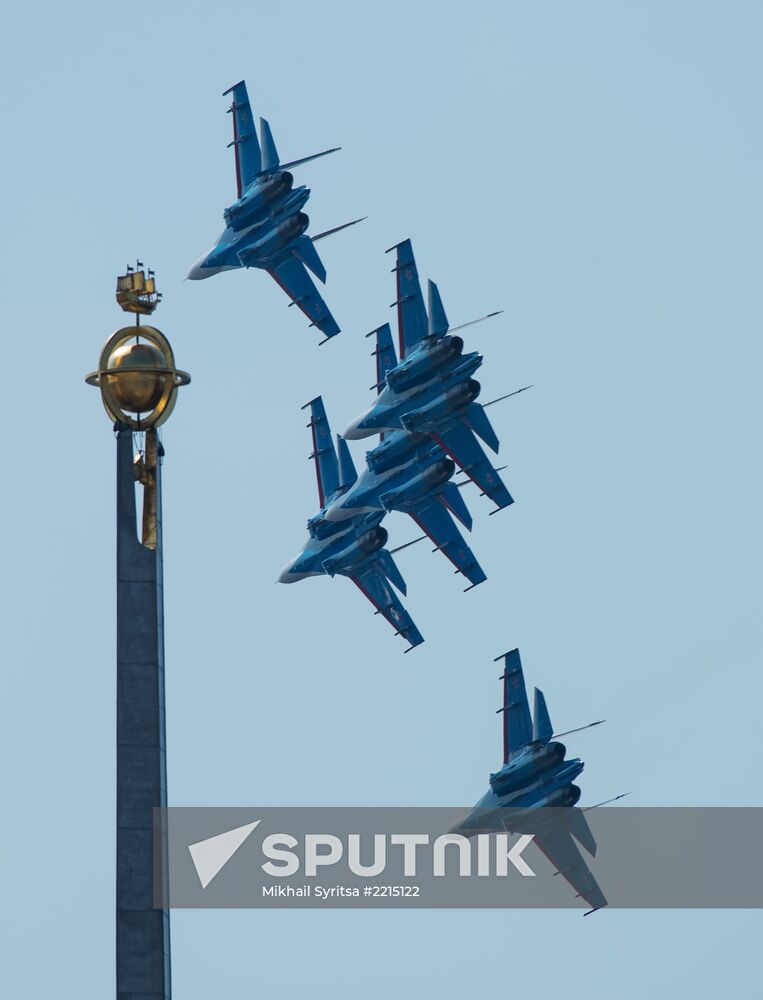 Opening of International Maritime Defense Show in St. Petersburg