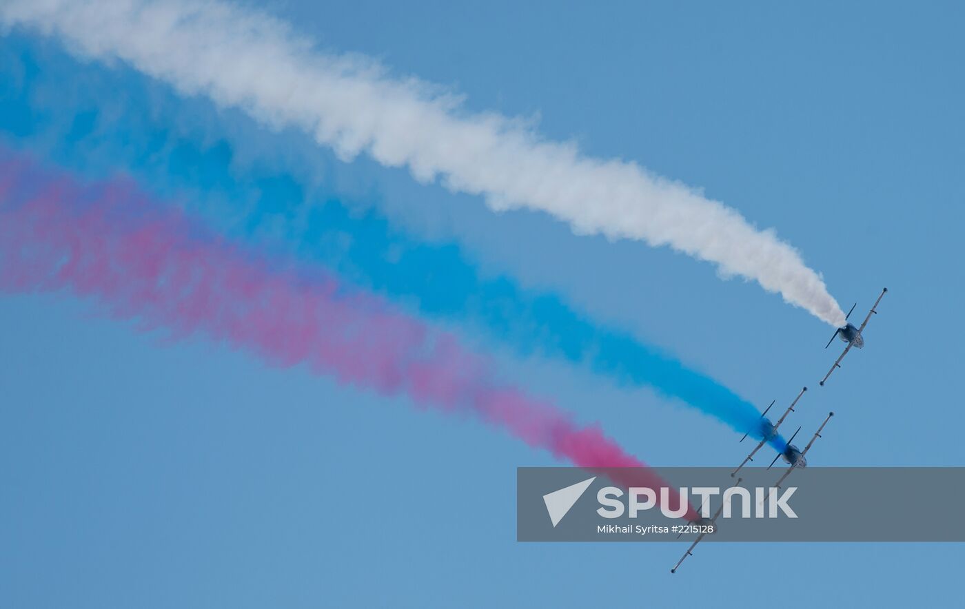 Opening of International Maritime Defense Show in St. Petersburg