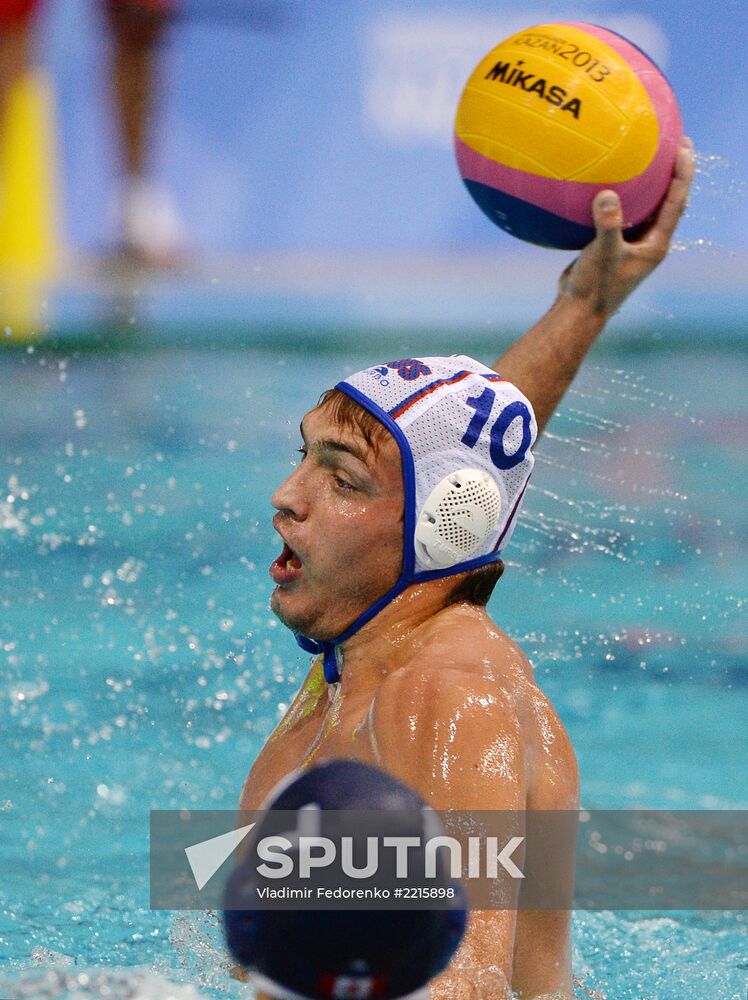 2013 Universiade. Water polo. Day One