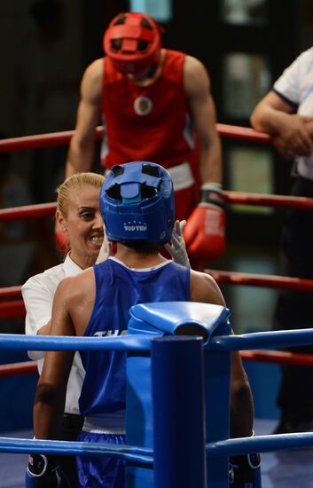 Berta Yurtsever. Boxing referee and judge from Turkey