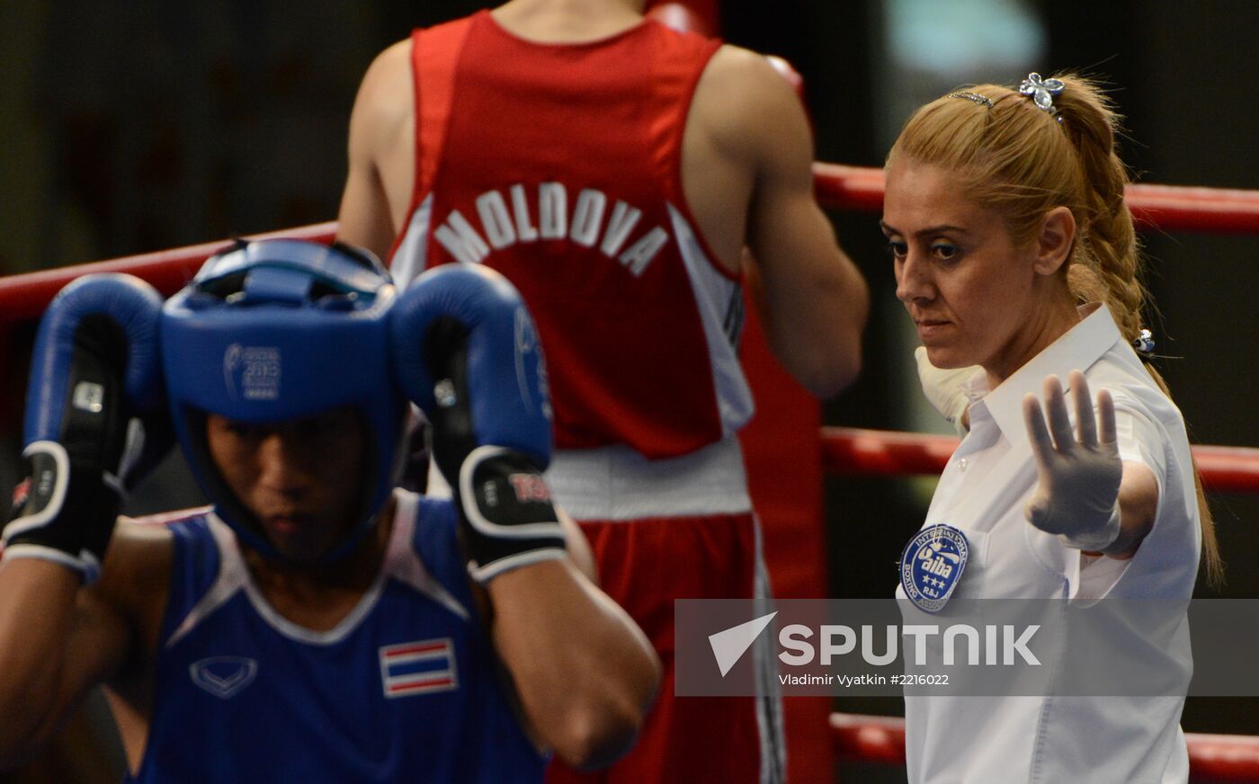 Berta Yurtsever. Boxing referee and judge from Turkey