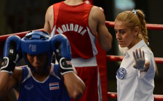 Berta Yurtsever. Boxing referee and judge from Turkey