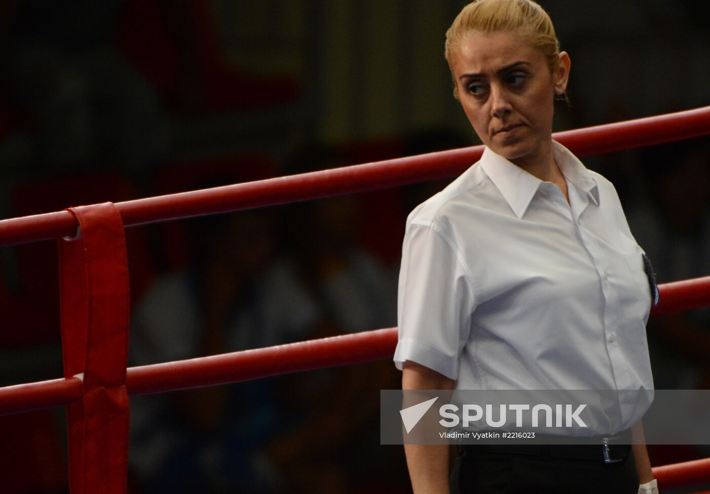 Berta Yurtsever. Boxing referee and judge from Turkey
