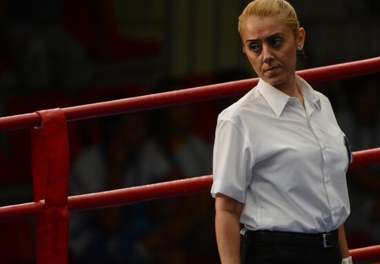 Berta Yurtsever. Boxing referee and judge from Turkey
