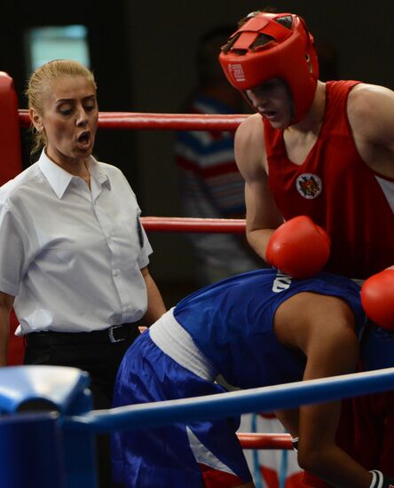 Berta Yurtsever. Boxing referee and judge from Turkey