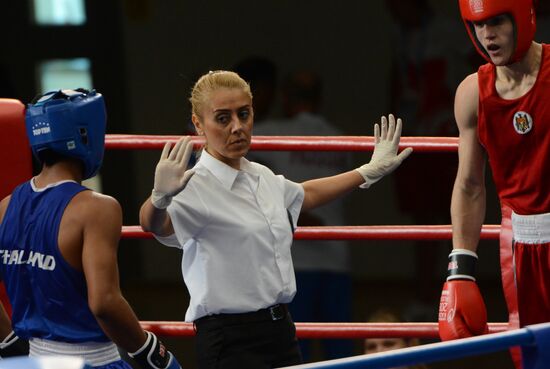 Berta Yurtsever. Boxing referee and judge from Turkey