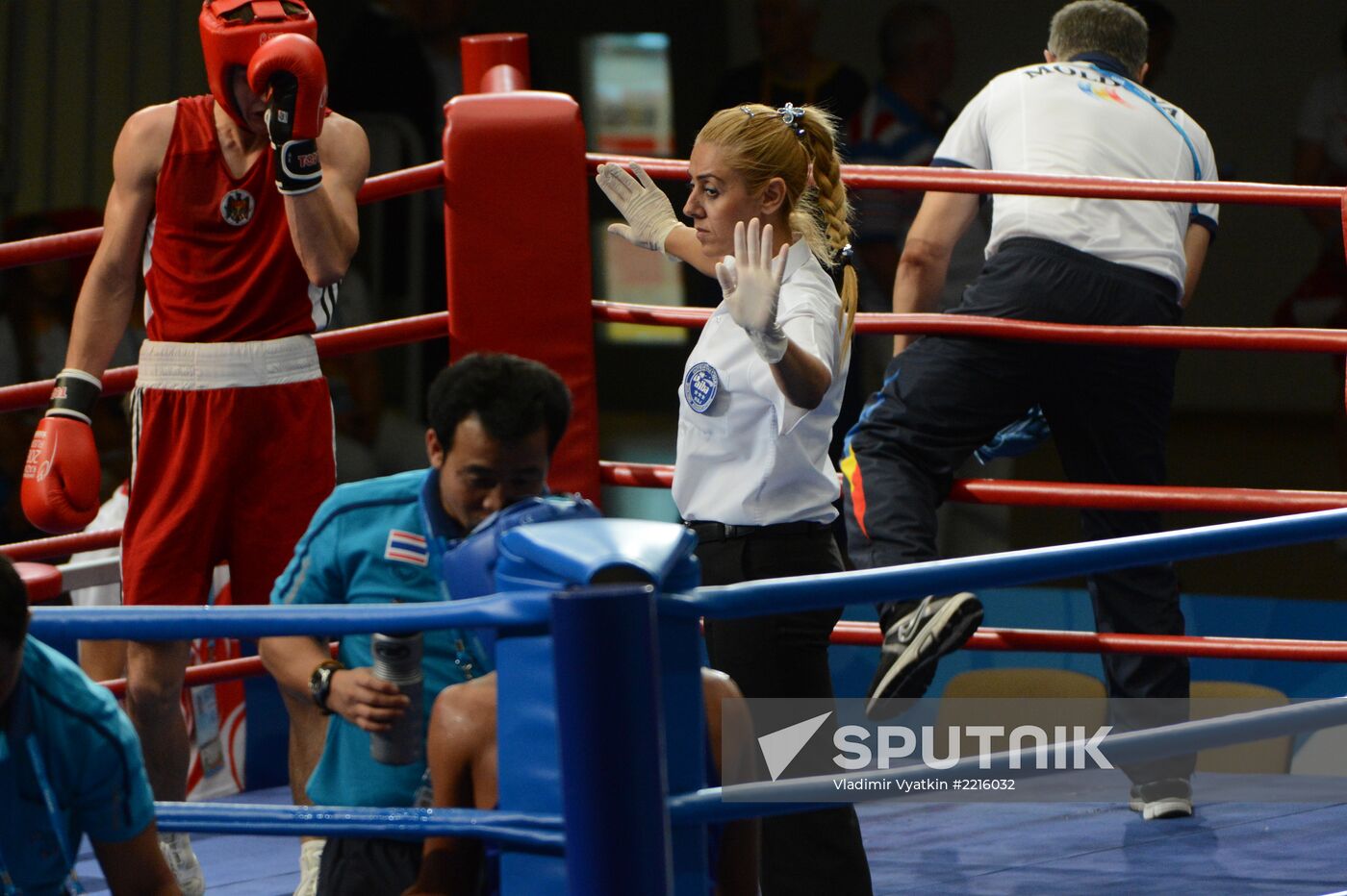 Berta Yurtsever. Boxing referee and judge from Turkey