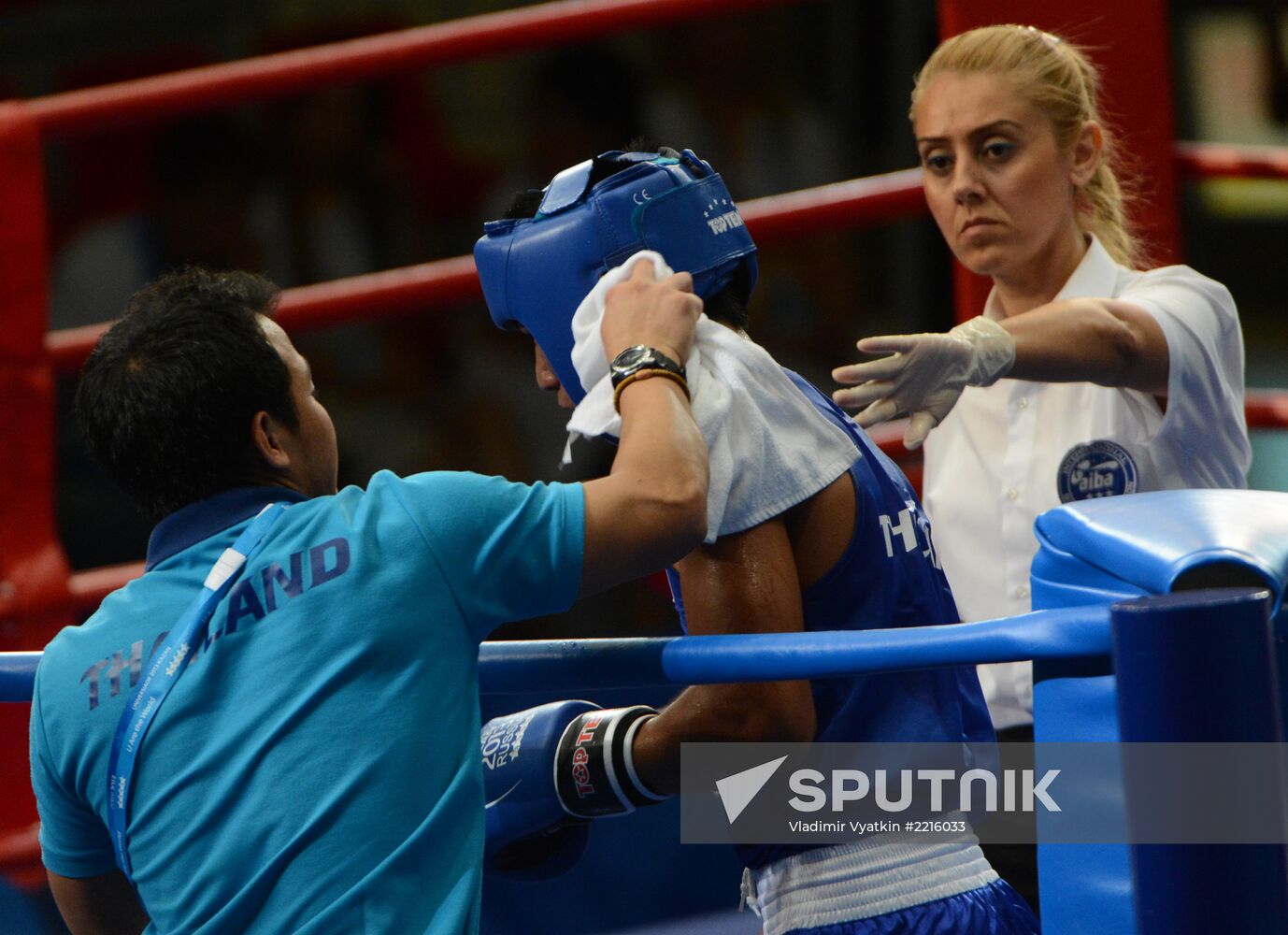 Berta Yurtsever. Boxing referee and judge from Turkey
