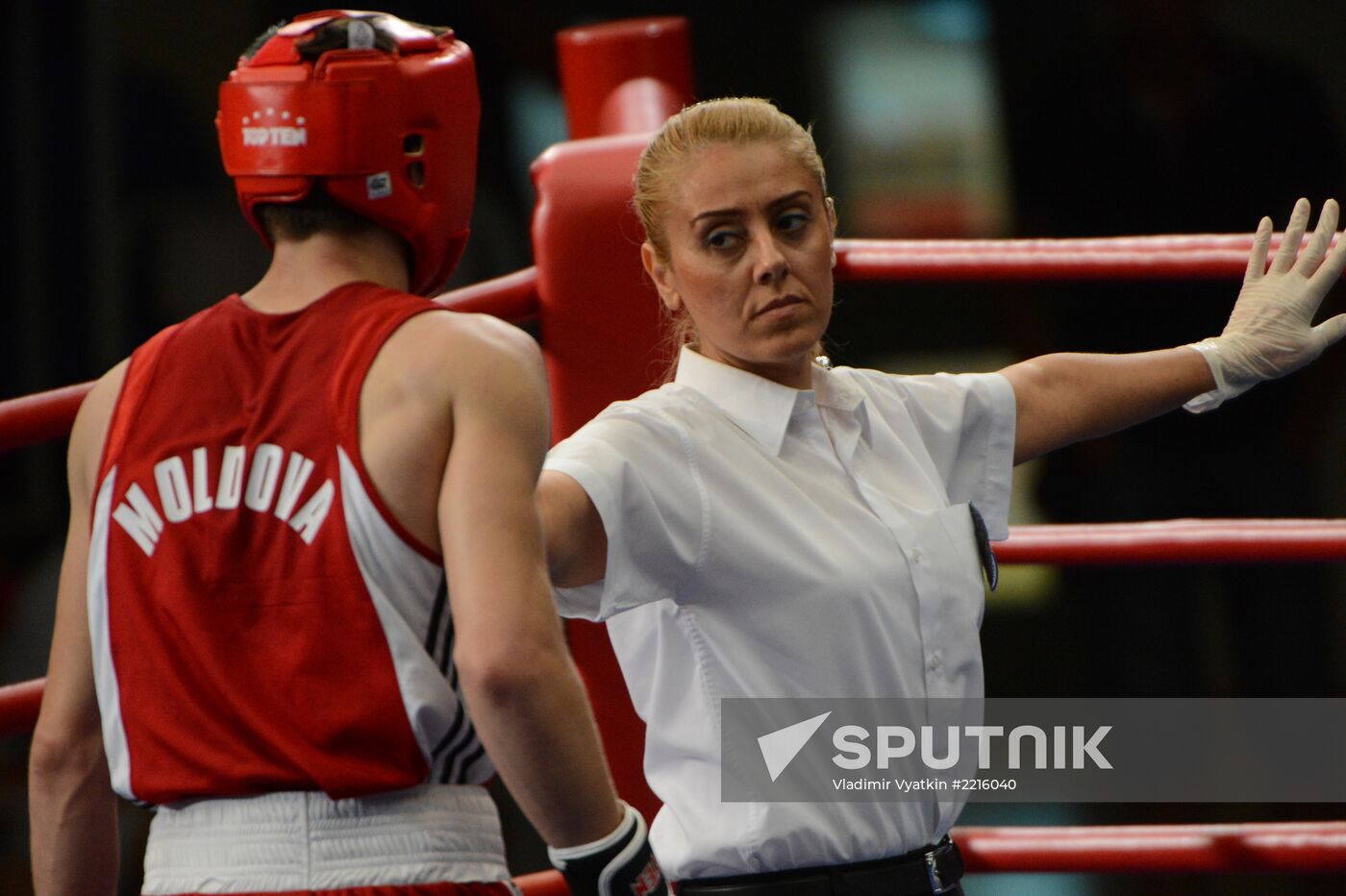Berta Yurtsever. Boxing referee and judge from Turkey