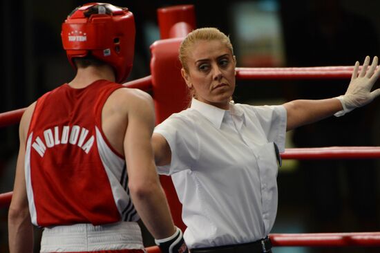 Berta Yurtsever. Boxing referee and judge from Turkey