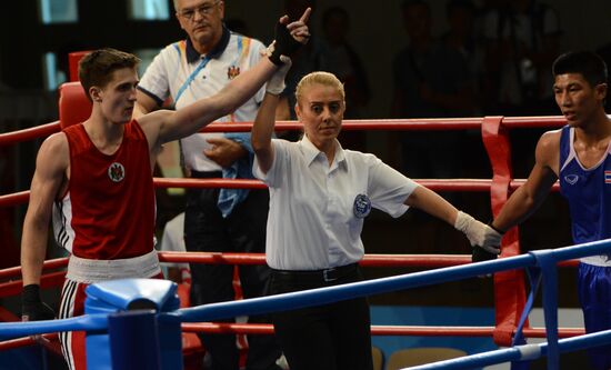 Berta Yurtsever. Boxing referee and judge from Turkey