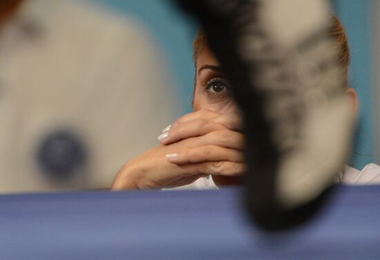 Berta Yurtsever. Boxing referee and judge from Turkey
