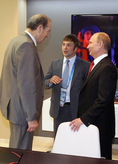 Vladimir Putin at opening ceremony of 2013 Universiade in Kazan