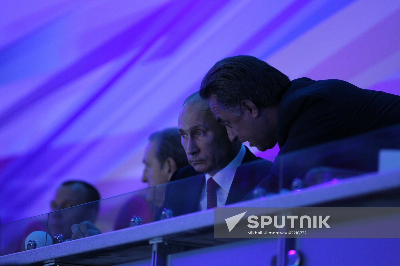 Vladimir Putin at opening ceremony of 2013 Universiade in Kazan