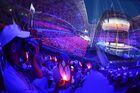 Actors perform in the opening ceremony of the 27th World University Summer Games at the Kazan Arena stadium, Kazan. Location: Russia, Republic of Tatarstan, Kazan. Author: Grigory Sysoev/Sputnik. Opening ceremony of 27th World Summer Universiade in Kazan