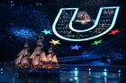 XXVII 2013 Summer Universiade Opening Ceremony at Kazan-Arena stadium in Kazan. Location: Russia, Republic of Tatarstan, Kazan. Author: Alexey Filippov/Sputnik. Opening ceremony of 27th World Summer Universiade in Kazan