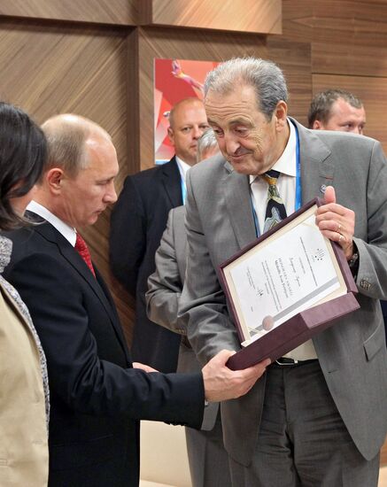 Vladimir Putin at opening ceremony of 2013 Universiade in Kazan