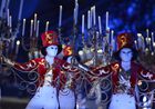 Performers in the opening ceremony of the 27th World Summer Universiade 2013 at Kazan Arena stadium in Kazan. Location: Russia, Republic of Tatarstan, Kazan. Author: Alexey Kudenko/Sputnik. Opening ceremony of 27th World Summer Universiade in Kazan