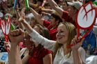 Spectators at the opening ceremony of the 27th World Summer Universiade 2013 in Kazan. Location: Russia, Republic of Tatarstan, Kazan. Author: Ilya Pitalev/Sputnik. Opening ceremony of 27th World Summer Universiade in Kazan