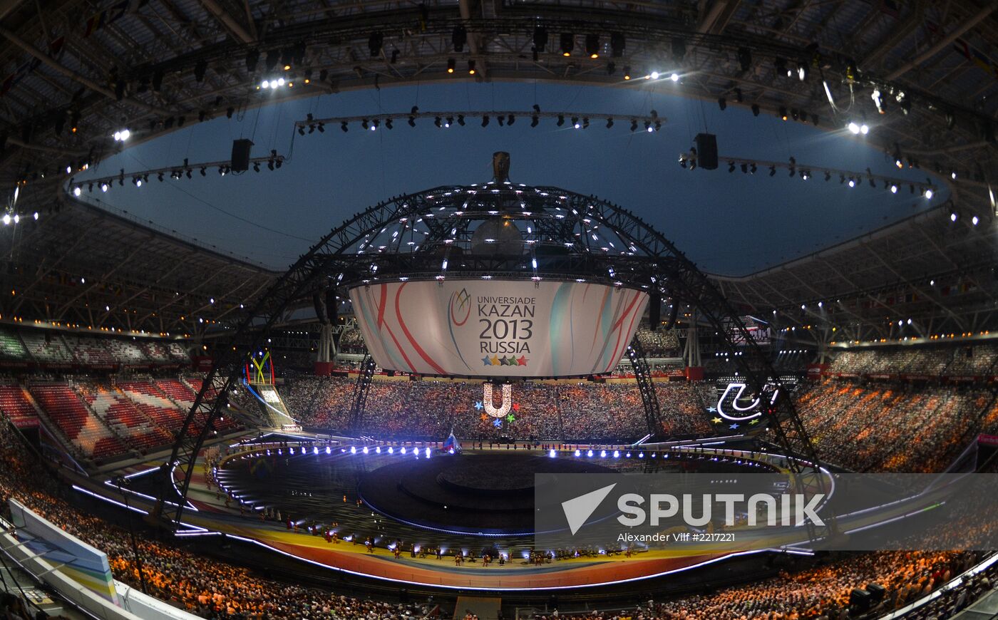 Opening ceremony of 27th World Summer Universiade in Kazan
