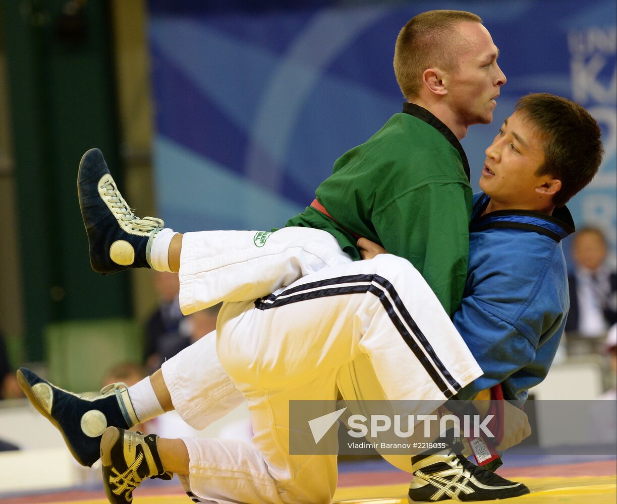 2013 Universiade. Belt wrestling. Day One