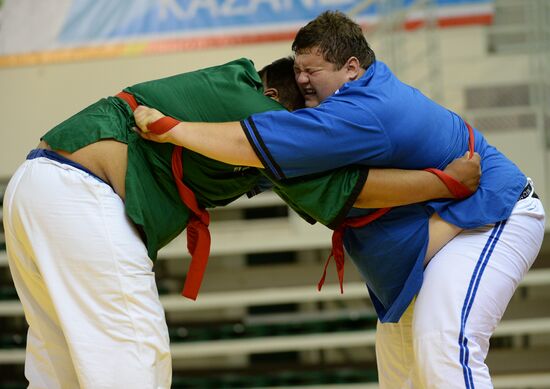 2013 Universiade. Belt wrestling. Day One