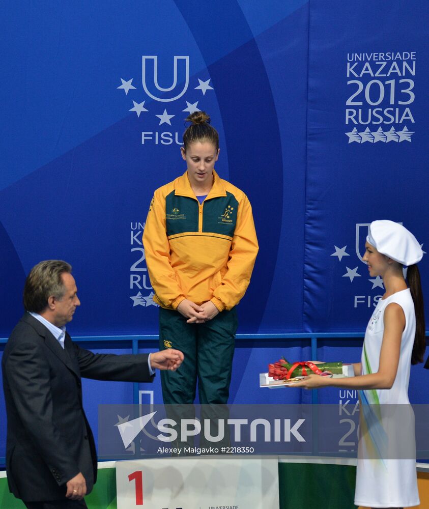 2013 Universiade. Diving. Day Three