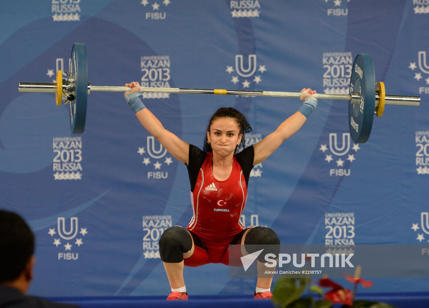 2013 Universiade. Weightlifting. Day One