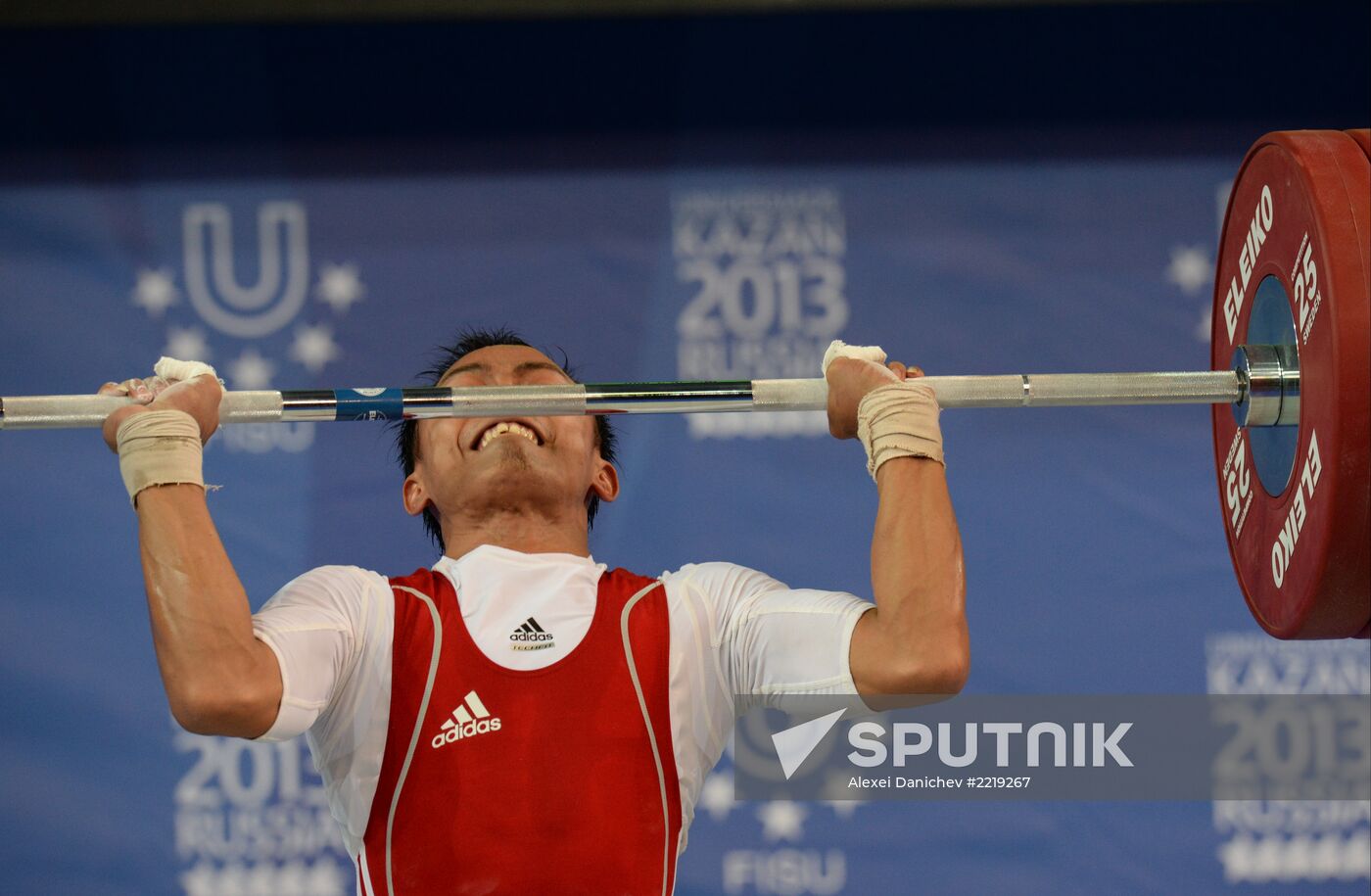 2013 Universiade. Weightlifting. Day One
