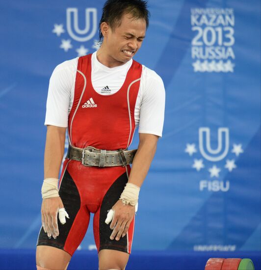 2013 Universiade. Weightlifting. Day One