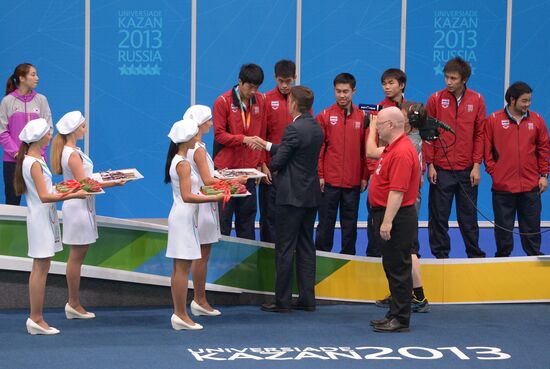 2013 Universiade. Badminton. Day Three