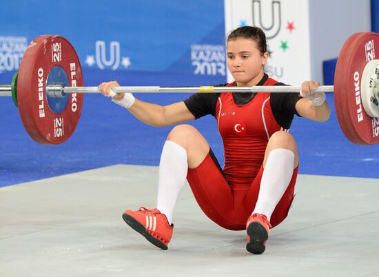 2013 Universiade. Weightlifting. Day One
