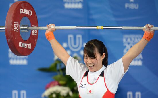 2013 Universiade. Weightlifting. Day One