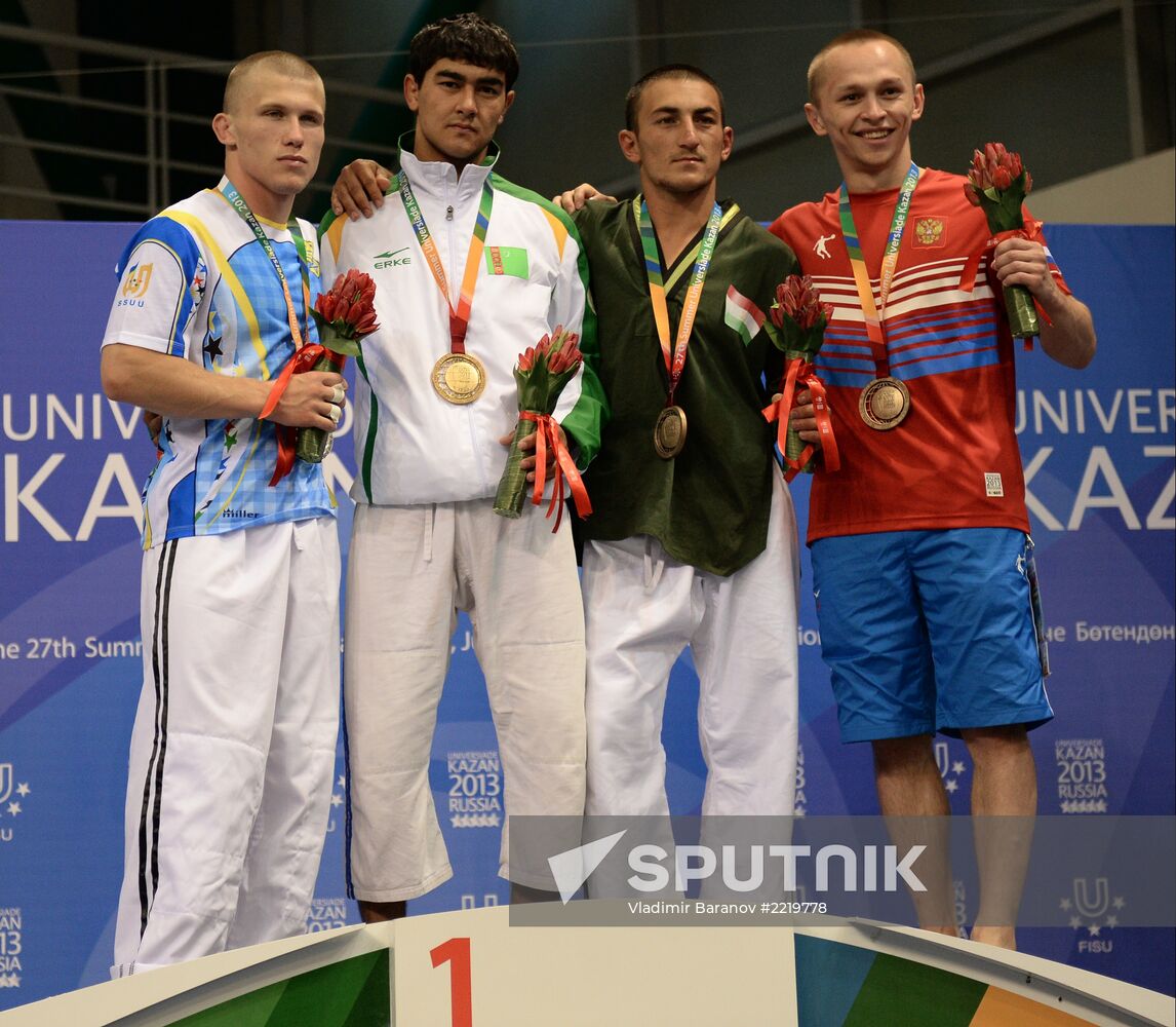 2013 Universiade. Belt wrestling. Day One