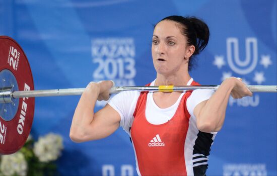 2013 Universiade. Weightlifting. Day One