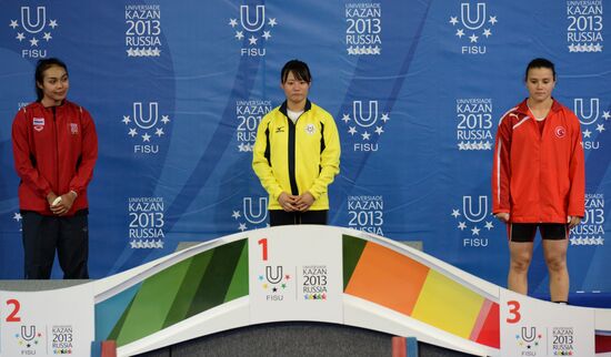 2013 Universiade. Weightlifting. Day One