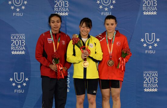 2013 Universiade. Weightlifting. Day One