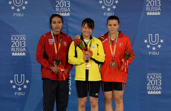 2013 Universiade. Weightlifting. Day One