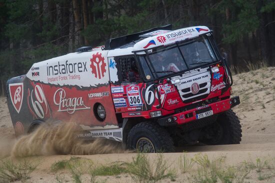 Motorsports. Silk Way Rally-Raid. First stage