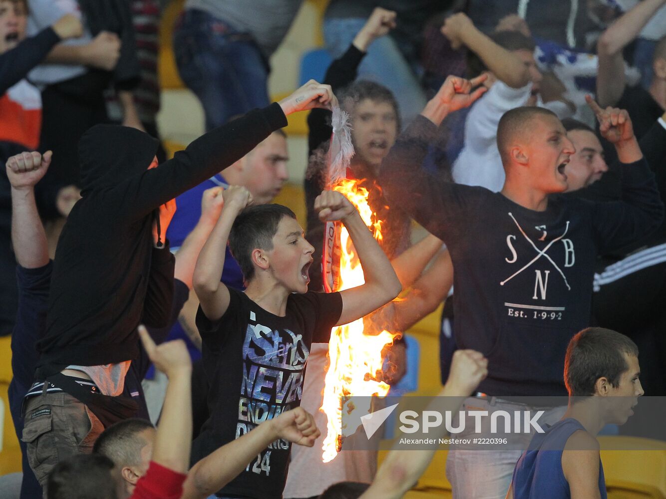 Football. United Tournament. Dynamo-Kiev vs. Spartak-Moscow