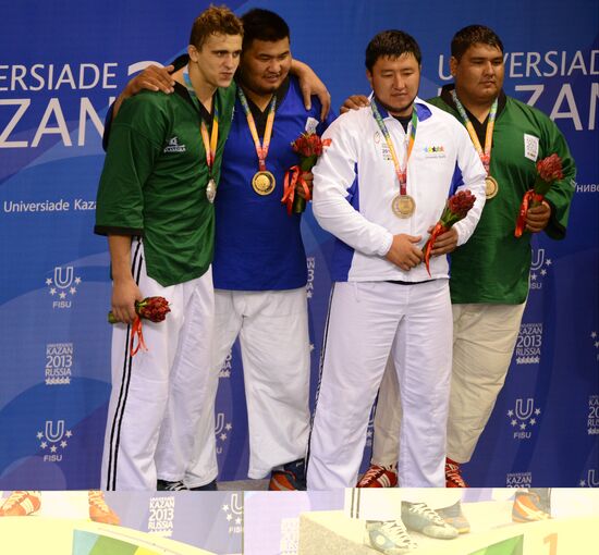 2013 Universiade. Belt wrestling. Day One