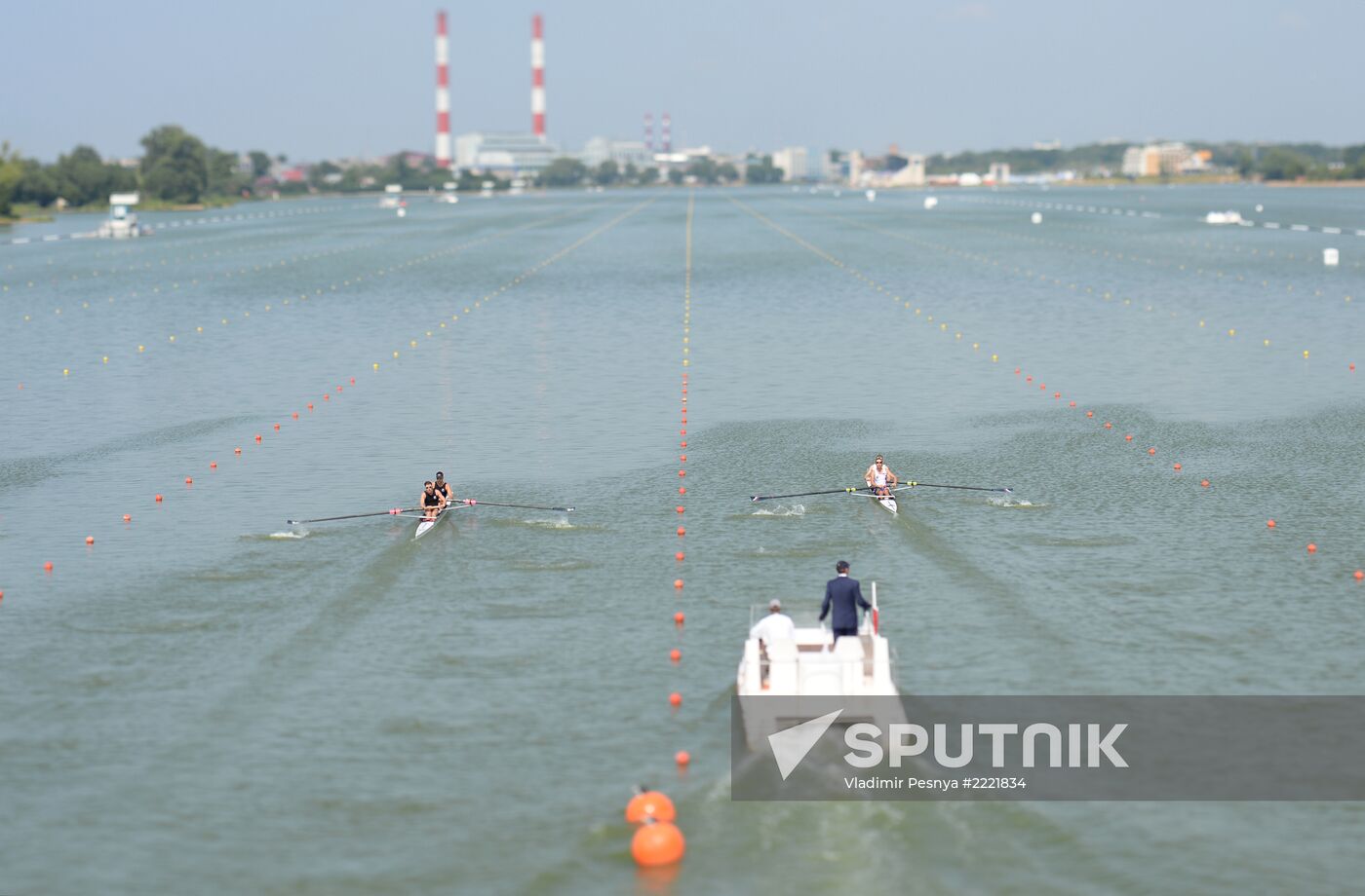 2013 Universiade. Rowing. Day Three