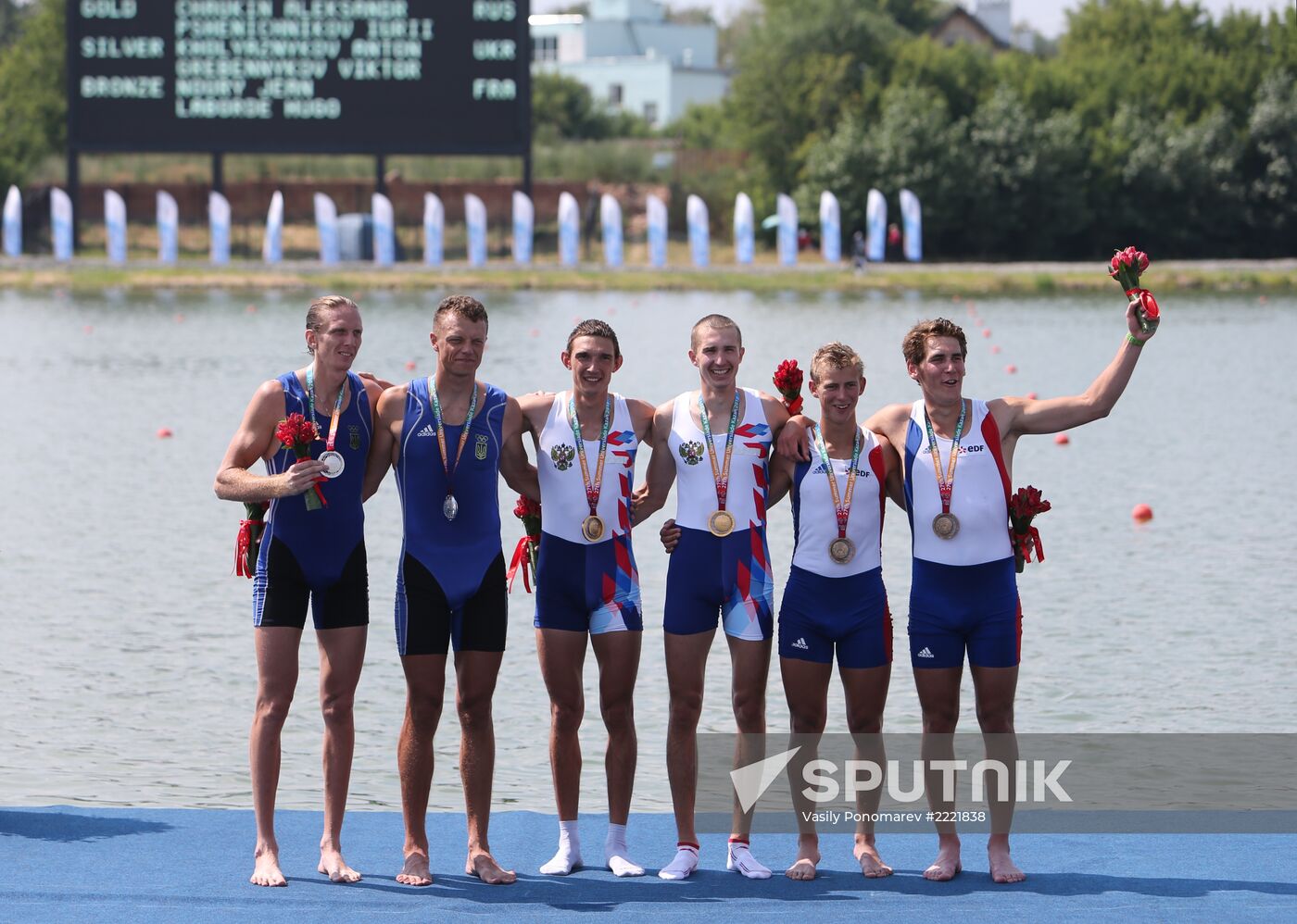 2013 Universiade. Rowing. Day Three