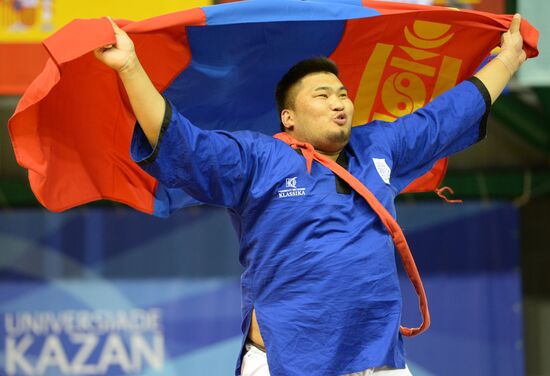 2013 Universiade. Belt wrestling. Day One