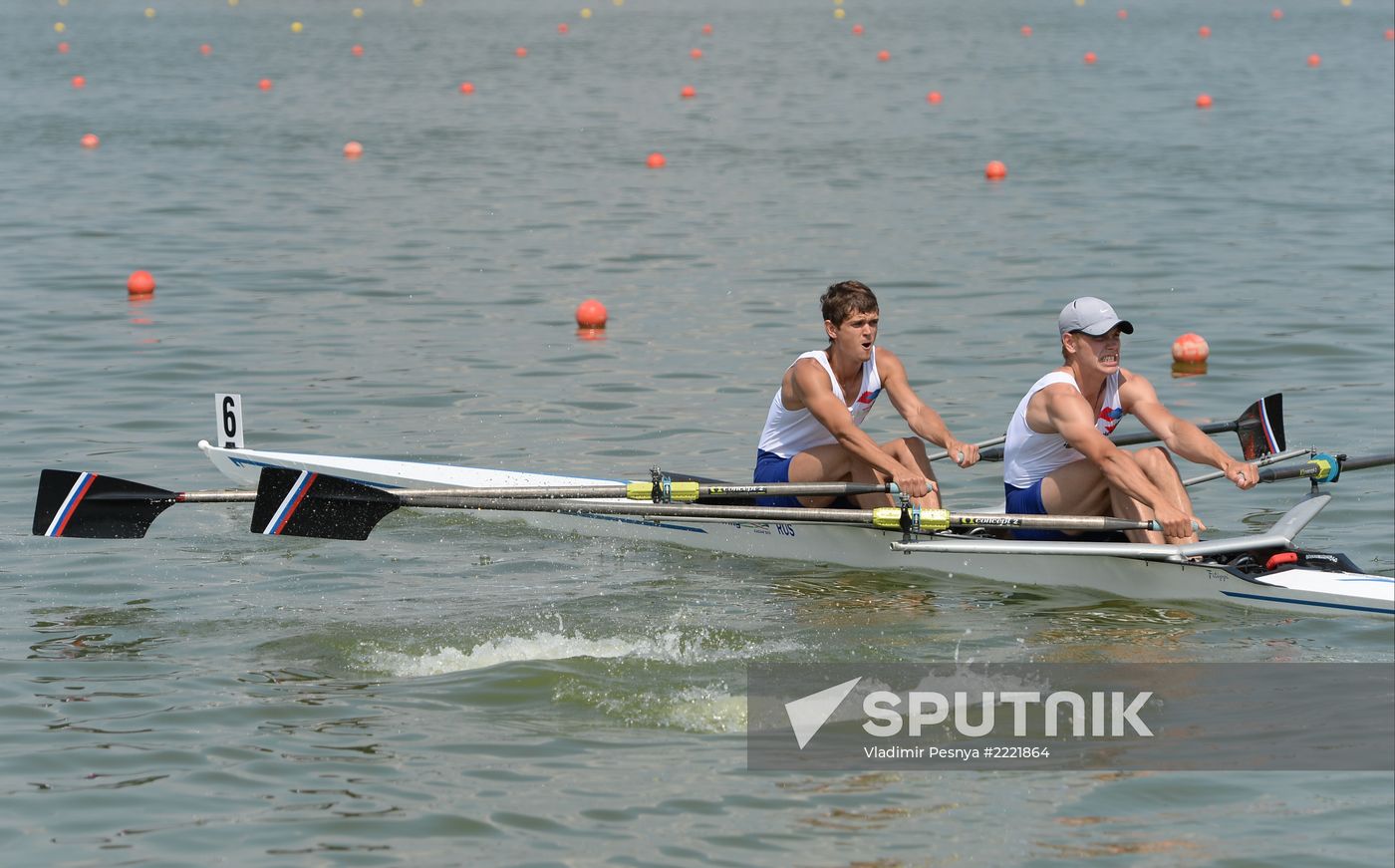 2013 Universiade. Rowing. Day Three