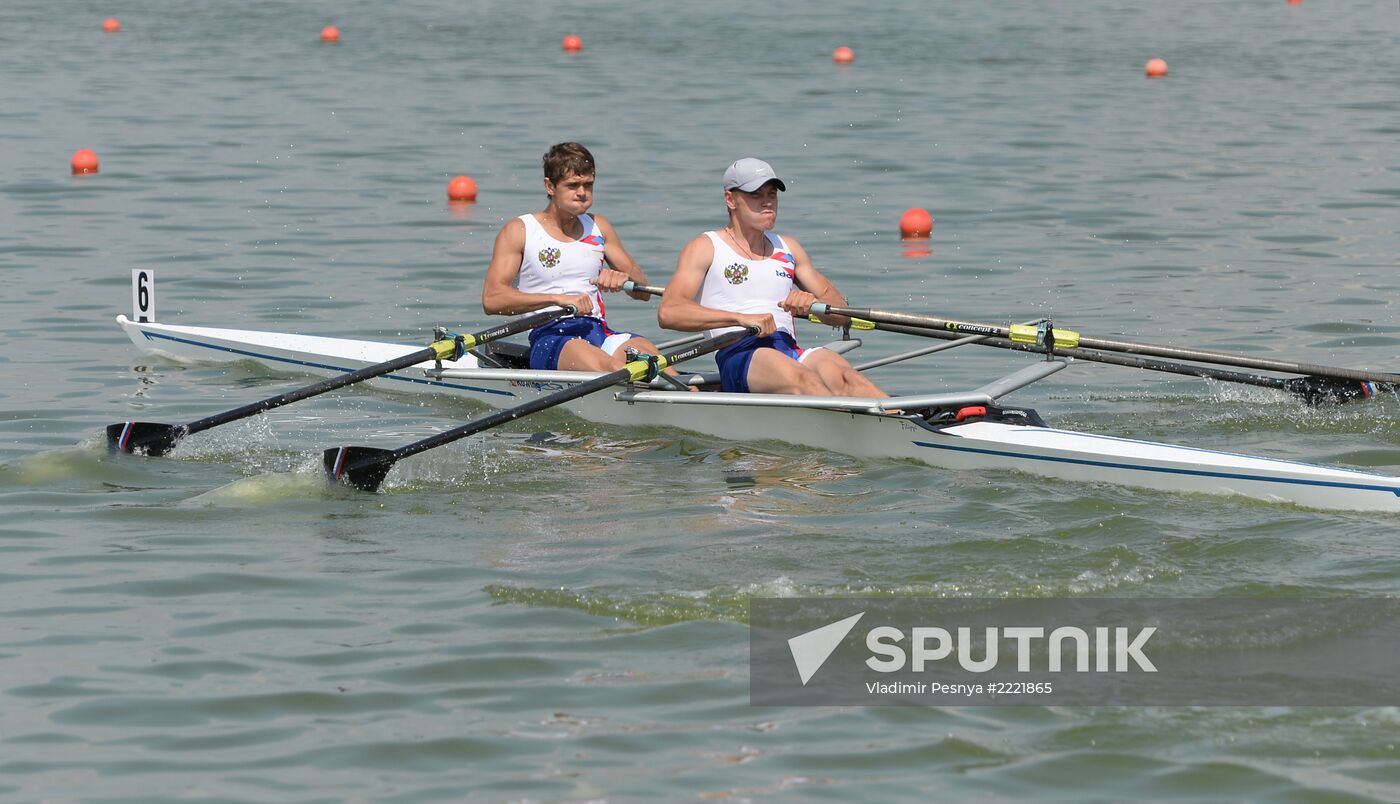 2013 Universiade. Rowing. Day Three
