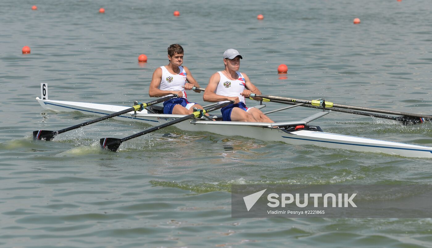 2013 Universiade. Rowing. Day Three